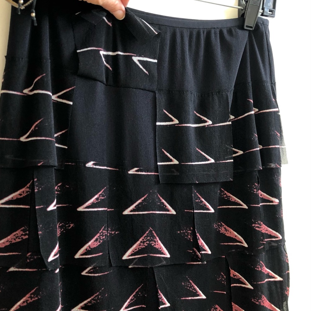 Vivienne Tam Vintage Mesh Printed Skirt - Picture 8 of 11